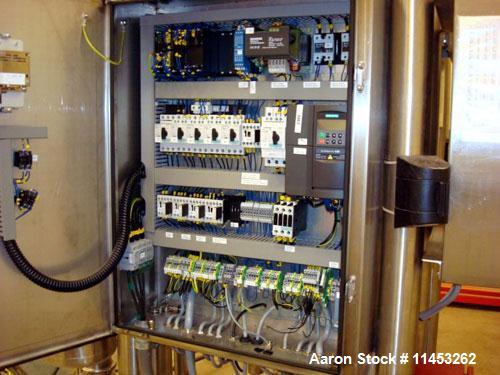 Used Anhydro MicraSpray Model MS 400 Spray Dryer System, Stainless Steel. Max, inlet temperature: 325 DEG. C (617 DEF F), Max. Water Evaporation 37 KG/H (81 LBS/HR). Includes feed pump, feed tank, wa...