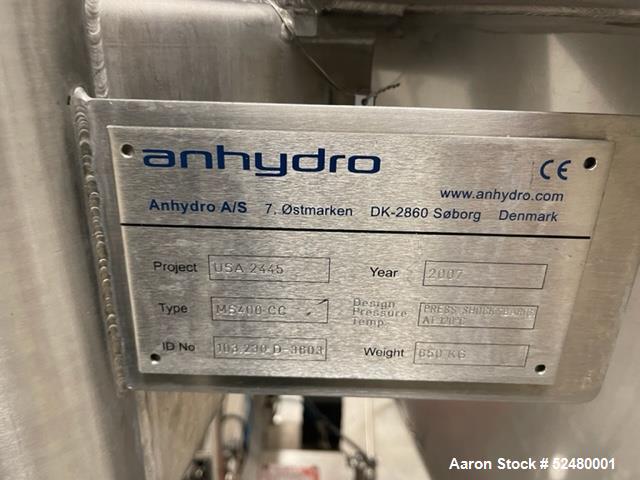 Used Anhydro MicraSpray Model MS 400 CC Spray Dryer System