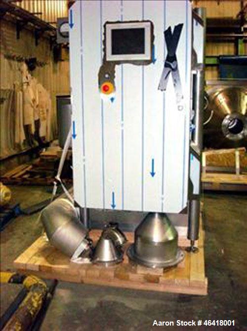 Used Anhydro MicraSpray, Model MS 400 Spray Dryer System, Stainless Steel. Max. inlet temperature: 325 DEG. C (617 DEF F), Max. Water evaporation 37 KG/H (81 LBS/HR). Includes feed pump, feed tank, w...