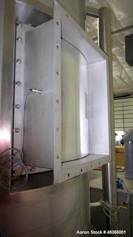 Used Anhydro MicraSpray, Model MS 400 Spray Dryer System, Stainless Steel. Max, inlet temperature: 325 deg. C (617 DEF F), Max. Water evaporation 37 KG/H (81 LBS/HR). Includes feed pump, feed tank, w...