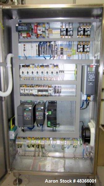 Used Anhydro MicraSpray, Model MS 400 Spray Dryer System, Stainless Steel. Max, inlet temperature: 325 deg. C (617 DEF F), Max. Water evaporation 37 KG/H (81 LBS/HR). Includes feed pump, feed tank, w...