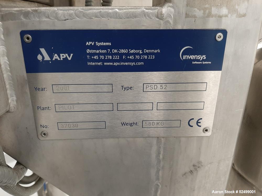 APV Anhydro Electrically Heated PSD 52 Pilot Spray Dryer