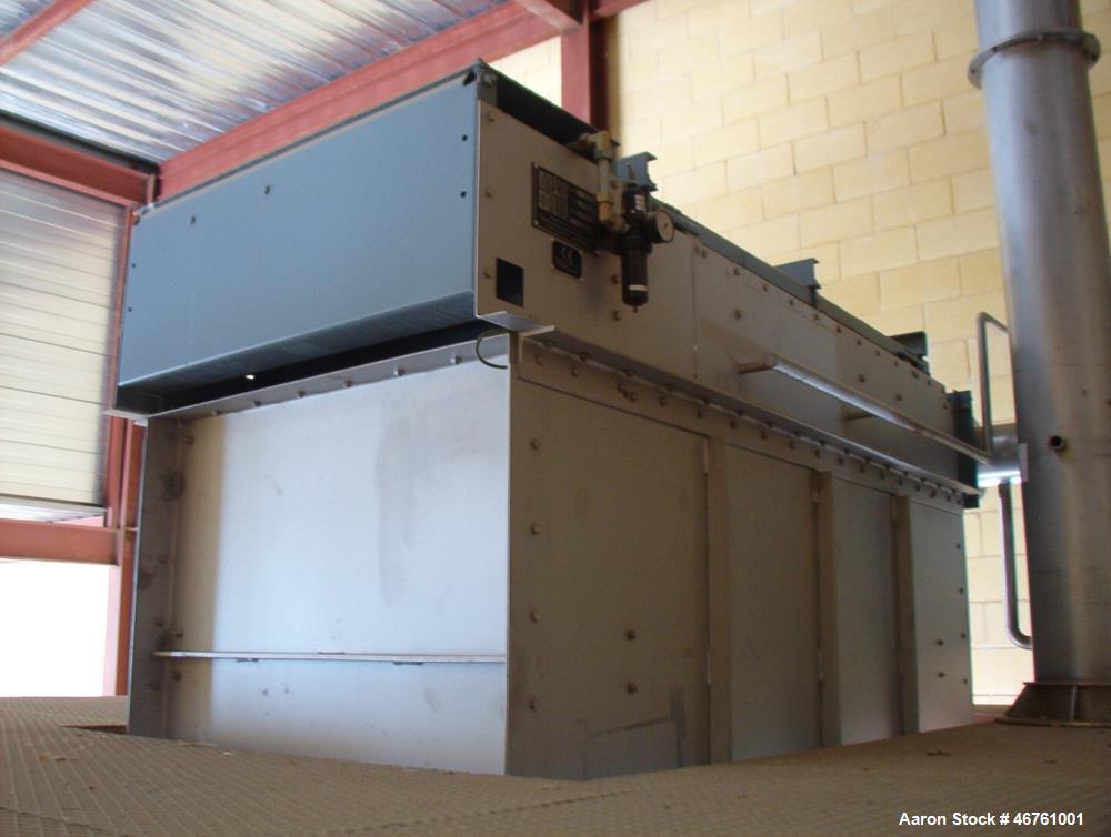 Used APV Anhydro Conical Spray Dryer. Type CSD No 65, stainless steel. Dryer body is approximately 90" diameter x 20 high including cone.  Rated 100 Kg/hour. 12% Solids, water evaporation: 87 Kg/hour...