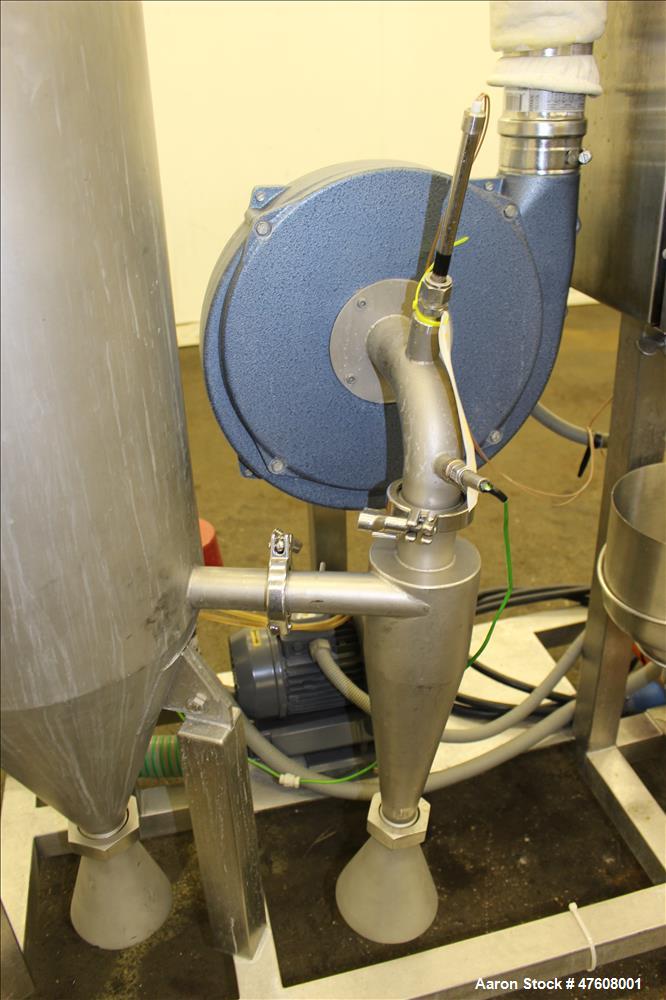 Used Armfield Tall Form Spray Dryer, Model FT80-G, 316 Stainless Steel.