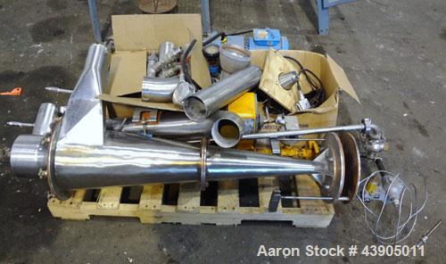 Used Bowen Engineering #1 Tower Spray Dryer, 304 Stainless Steel.  30” Diameter x 72" straight side x 37" coned bottom.  Approximate evaporation rate from 15 to 80 pounds an hour (7 to 36 kg/hr) of w...