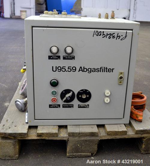 Used Bowen Engineering Electrically Heated Laboratory Spray Dryer, Model BLSA, 316 Stainless Steel. 30” Diameter x 28-1/2" straight side x 31" coned bottom. Type AT-4 atomizer, approximate evaporatio...