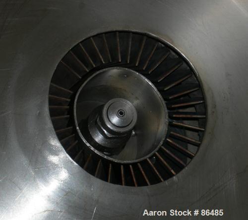 USED: Bowen Engineering conical type laboratory spray dryer, 316 stainless steel. 30" diameter x 30" straight side x 36" coned bottom. Top entering model NS3 spray nozzle atomizer. Approximate evapor...