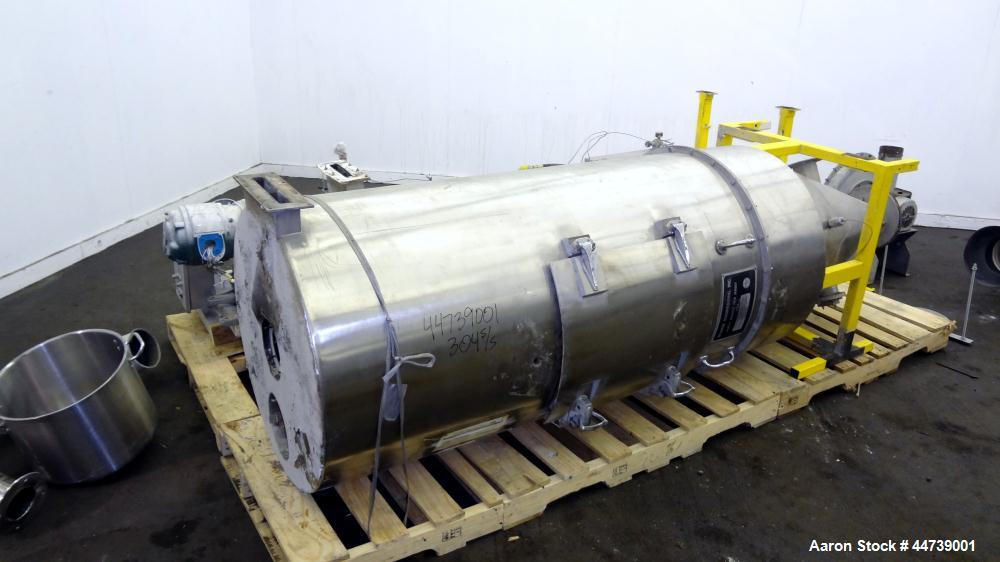 Used Bowen Engineering Gas Heated Conical Type Laboratory Spray Dryer, 304 Stainless Steel. 30" diameter x 72" straight side x 37" coned bottom. Approximate evaporation rate from 15 to 80 pounds an h...