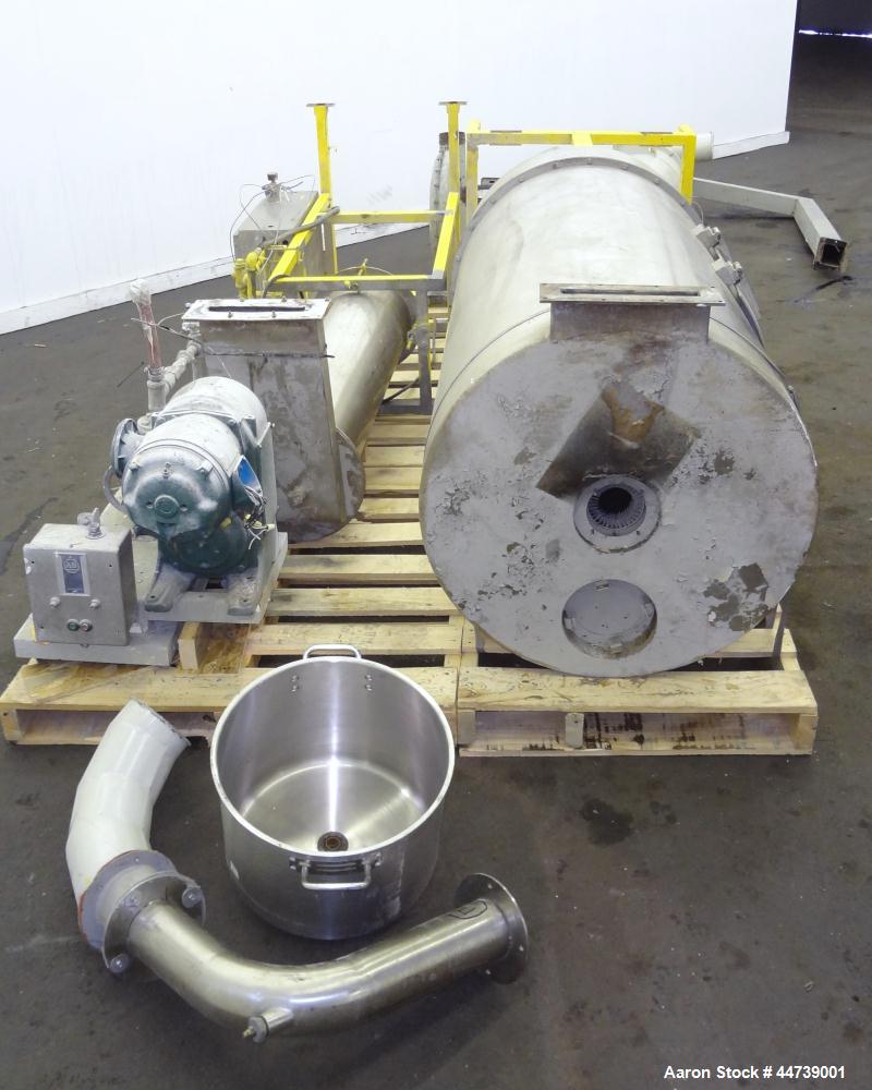 Used Bowen Engineering Gas Heated Conical Type Laboratory Spray Dryer, 304 Stainless Steel. 30" diameter x 72" straight side x 37" coned bottom. Approximate evaporation rate from 15 to 80 pounds an h...