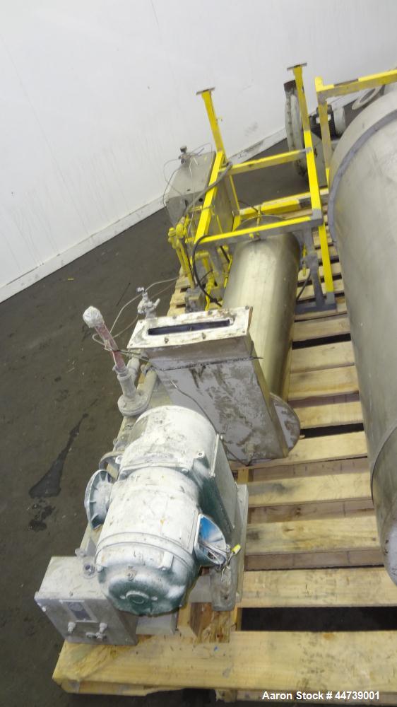 Used Bowen Engineering Gas Heated Conical Type Laboratory Spray Dryer, 304 Stainless Steel. 30" diameter x 72" straight side x 37" coned bottom. Approximate evaporation rate from 15 to 80 pounds an h...