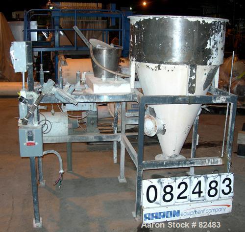 Used Bowen Engineering Gas Heated Ceramic Type Lower Laboratory Spray Dryer, 316 Stainless Steel. 30" diameter x 72" straight side x 38" coned bottom. Type 59 (2) fluid bottom up nozzle assembly, app...