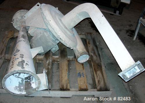 Used Bowen Engineering Gas Heated Ceramic Type Lower Laboratory Spray Dryer, 316 Stainless Steel. 30" diameter x 72" straight side x 38" coned bottom. Type 59 (2) fluid bottom up nozzle assembly, app...