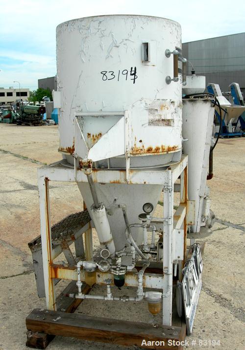 USED: Bowen Engineering conical type laboratory spray dryer, 316 stainless steel. 30" diameter x 28" straight side x 38" coned bottom. Requires an atomizer. Approx evaporation rate up to 15/80 pounds...