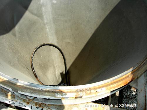 USED: Bowen Engineering conical type laboratory spray dryer, 316 stainless steel. 30" diameter x 28" straight side x 38" coned bottom. Requires an atomizer. Approx evaporation rate up to 15/80 pounds...