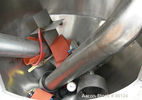 USED: Bowen Engineering laboratory spray dryer, 316 stainless steel. 30" diameter x 28" straight side x 30" coned bottom. Approx imate evaporation rate 15-80 pounds an hour, air requirements 100 psi....