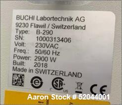 Used Buchi B290 Spray Dryer with Buchi Model B295 SE