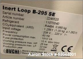 Used Buchi B290 Spray Dryer with Buchi Model B295 SE