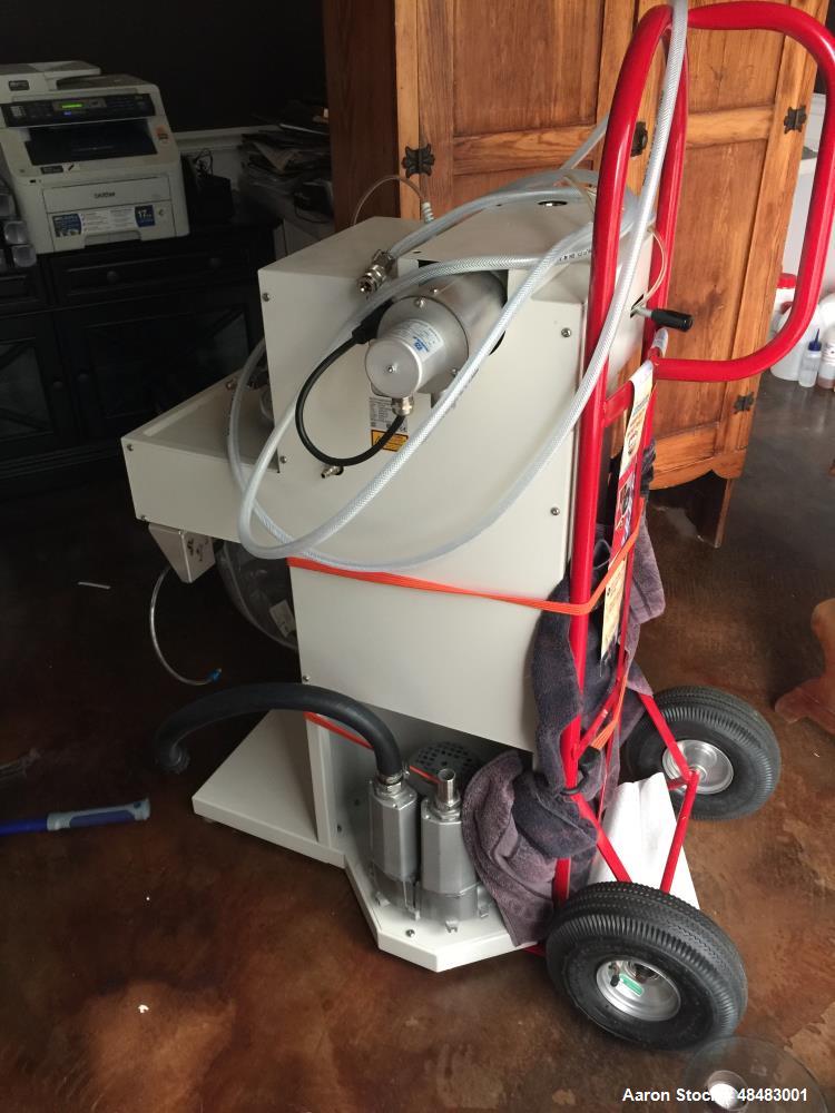 Used Buchi Mini Spray Dryer B-290 230V / 50-60Hz. Designed for Aqueous solutions only. Standard assembly with 0.7mm. spray nozzle. Year 2015.