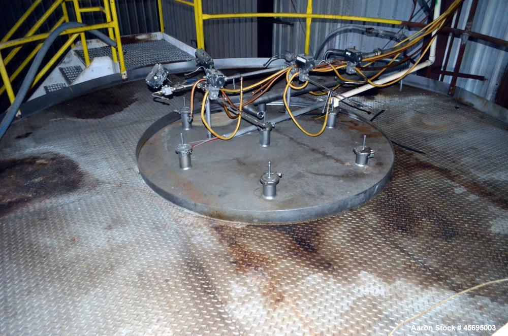 Used Damrow Drying System Stainless Steel. Approximate capacity 4,000 pounds per hour of powder with 5% moisture Whey capacity out. Consists of: (1) Spray Dryer, Stainless Steel. (7) Top entering noz...