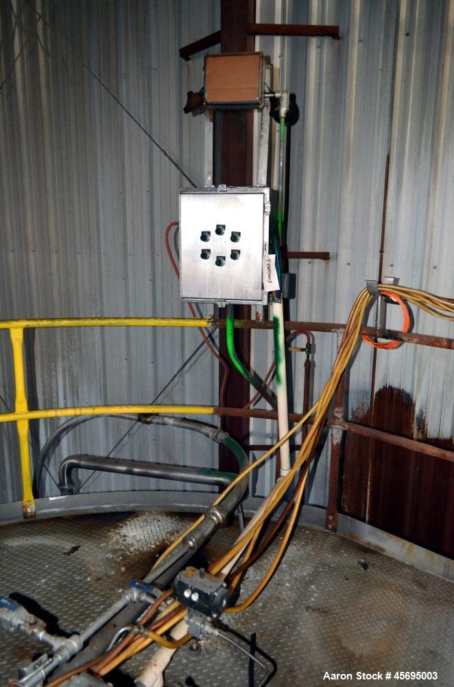 Used Damrow Drying System Stainless Steel. Approximate capacity 4,000 pounds per hour of powder with 5% moisture Whey capacity out. Consists of: (1) Spray Dryer, Stainless Steel. (7) Top entering noz...