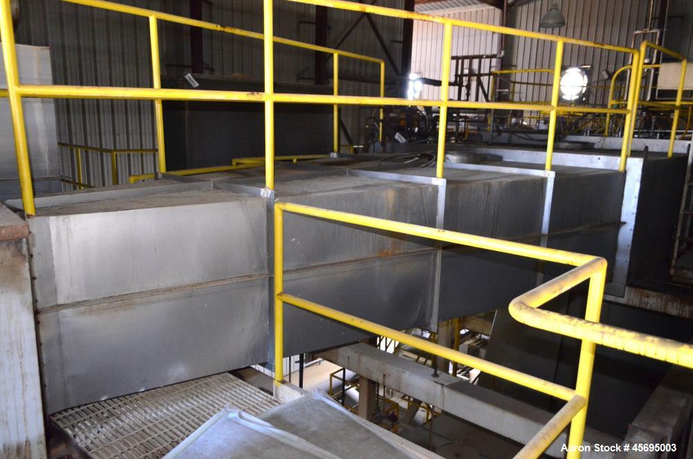 Used- Damrow Drying System Stainless Steel. Approximate capacity 4,000 pounds per hour of powder with 5% moisture Whey capac...