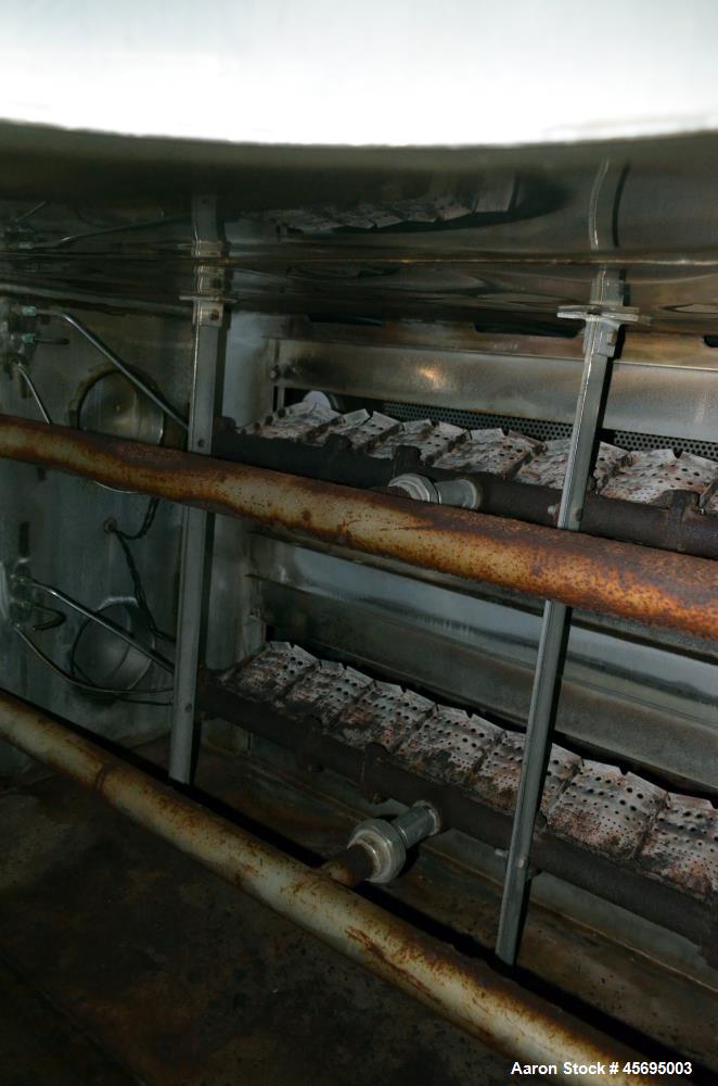 Used Damrow Drying System Stainless Steel. Approximate capacity 4,000 pounds per hour of powder with 5% moisture Whey capacity out. Consists of: (1) Spray Dryer, Stainless Steel. (7) Top entering noz...