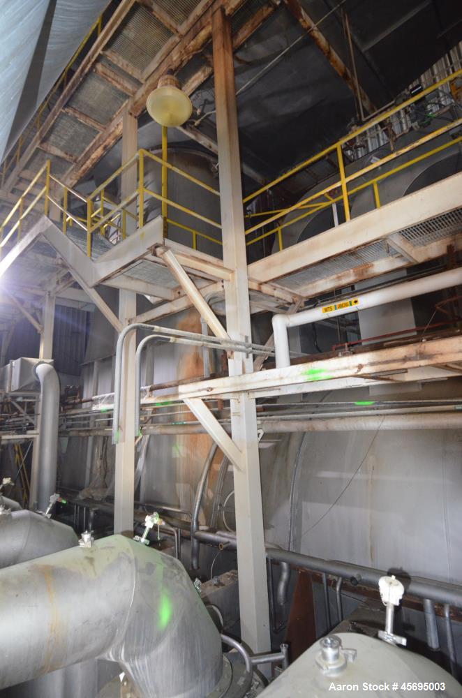 Used- Damrow Drying System Stainless Steel. Approximate capacity 4,000 pounds per hour of powder with 5% moisture Whey capac...