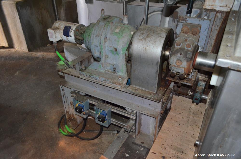 Used Damrow Drying System Stainless Steel. Approximate capacity 4,000 pounds per hour of powder with 5% moisture Whey capacity out. Consists of: (1) Spray Dryer, Stainless Steel. (7) Top entering noz...