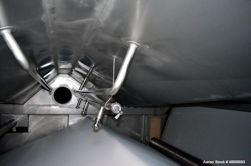 Used Damrow Drying System Stainless Steel. Approximate capacity 4,000 pounds per hour of powder with 5% moisture Whey capacity out. Consists of: (1) Spray Dryer, Stainless Steel. (7) Top entering noz...