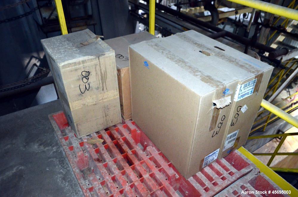 Used Damrow Drying System Stainless Steel. Approximate capacity 4,000 pounds per hour of powder with 5% moisture Whey capacity out. Consists of: (1) Spray Dryer, Stainless Steel. (7) Top entering noz...