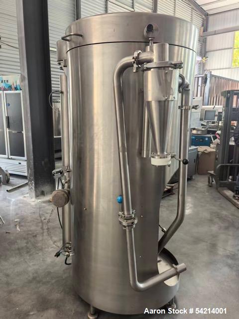 Used GEA Niro Mobile Minor Spray Dryer. Component Size: 0.8.  Stainless steel. s/n 093-2281-01, Year 2013. (Requires collection Jar).Physical Dimensions: Height: Approximately 1.5 - 2 meters (dependi...