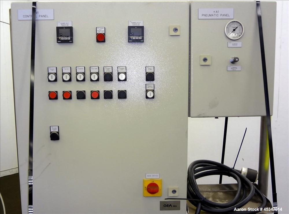 Used Stainless Steel GEA Niro Mobile Minor Spray Dryer