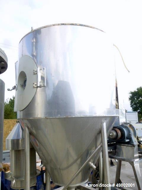Used Niro Versatile Utility Spray Dryer, 316 Stainless Steel.