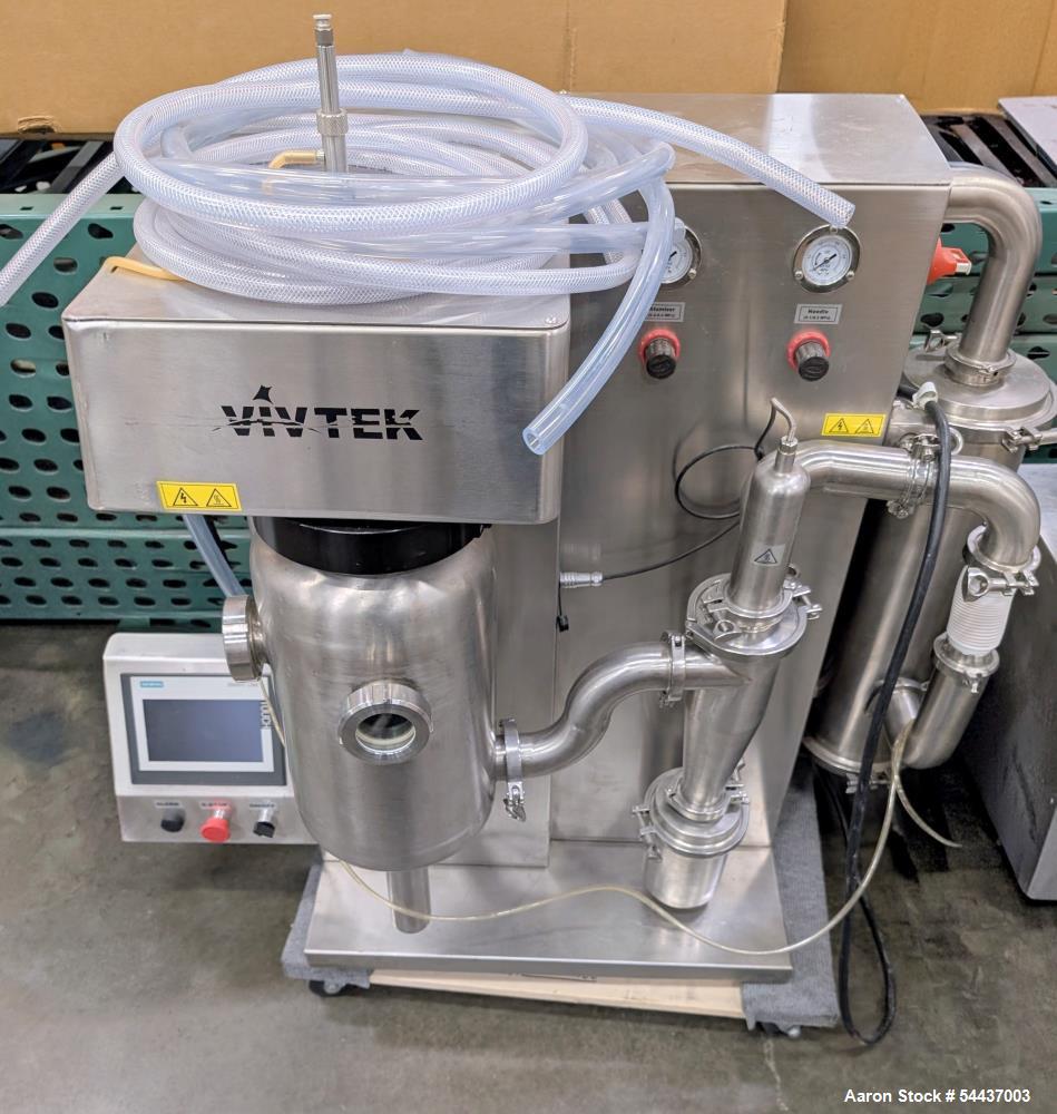 Used Vivtek LSD-H1500F/T Spray Dryer | Lab Scale Spray Drying System 1500 ml/hr