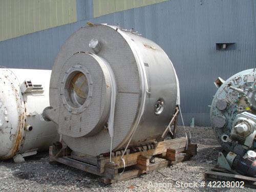 Used Niro Spray Dryer, Stainless Steel. 90" diameter x 42" straight side, 60 degree cone bottom. Niro model F10 1 DP.S.N centrifugal atomizing spray machine with an approximate 5 hp motor, atomizer s...