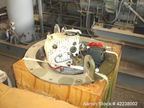 Used Niro Spray Dryer, Stainless Steel. 90" diameter x 42" straight side, 60 degree cone bottom. Niro model F10 1 DP.S.N centrifugal atomizing spray machine with an approximate 5 hp motor, atomizer s...