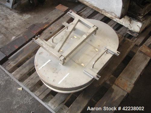 Used Niro Spray Dryer, Stainless Steel. 90" diameter x 42" straight side, 60 degree cone bottom. Niro model F10 1 DP.S.N centrifugal atomizing spray machine with an approximate 5 hp motor, atomizer s...