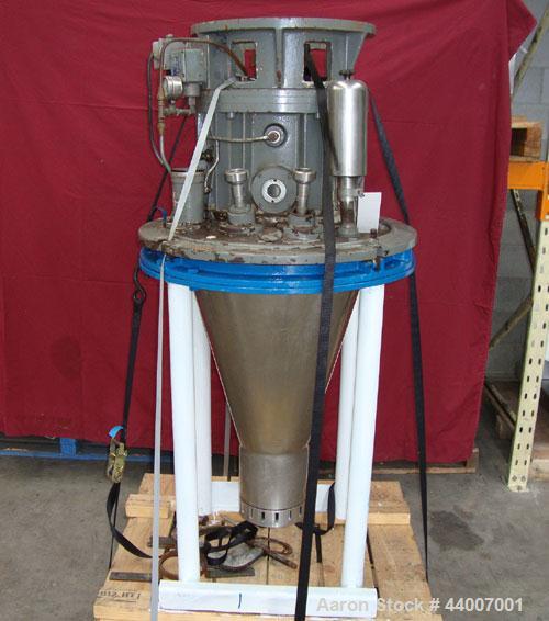Used Niro Atomizer, Model F100 FBC06.  Wheel speed range 7,250 - 17,750 rpm.  Feed rate max 17 t/h.  Feed pipe 1" BSP.  Cooling air pipe 1 1/2" BSP.  16 Channels. Gearbox, double helical.  Low oil fl...