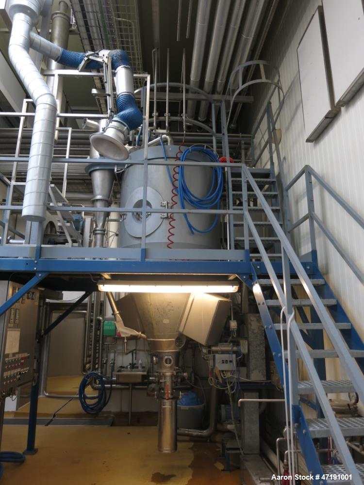 Used Niro FSD 4.0 Spray Dryer Type Pilot. The system works best with a high dry matter content of 50% or more. The equipment is from 1985 - 1988. Product capacity 5-10 kg powder per. hour Niro FSD 4....