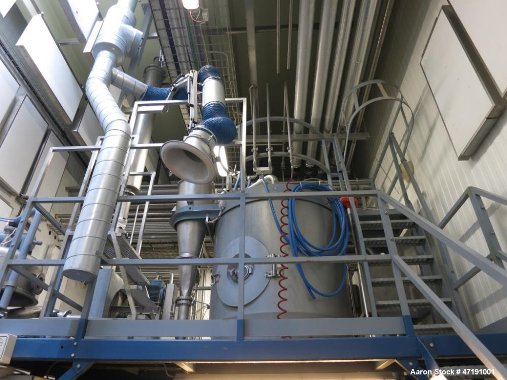 Used Niro FSD 4.0 Spray Dryer Type Pilot. The system works best with a high dry matter content of 50% or more. The equipment is from 1985 - 1988. Product capacity 5-10 kg powder per. hour Niro FSD 4....