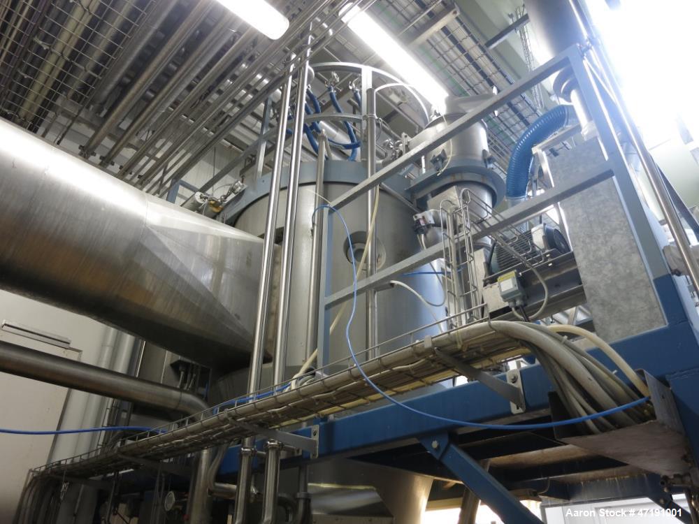 Used Niro FSD 4.0 Spray Dryer Type Pilot. The system works best with a high dry matter content of 50% or more. The equipment is from 1985 - 1988. Product capacity 5-10 kg powder per. hour Niro FSD 4....