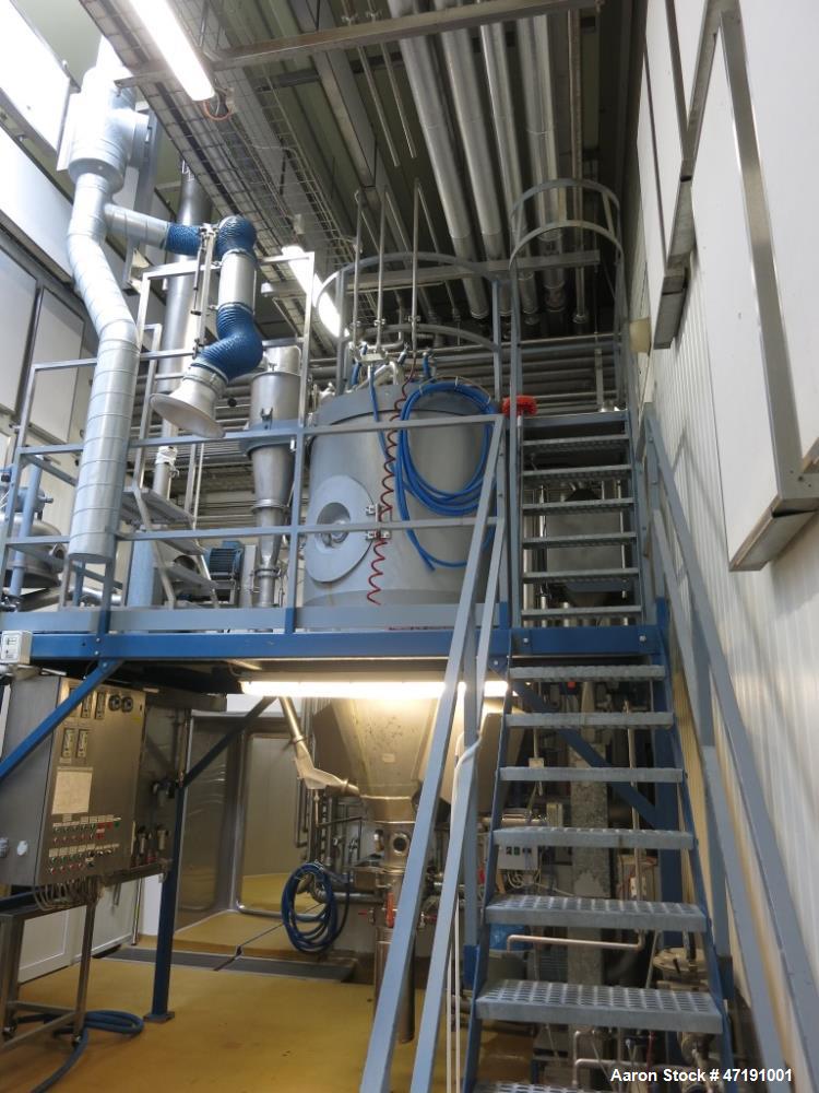 Used Niro FSD 4.0 Spray Dryer Type Pilot. The system works best with a high dry matter content of 50% or more. The equipment is from 1985 - 1988. Product capacity 5-10 kg powder per. hour Niro FSD 4....