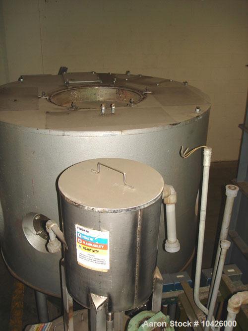 Used-Niro Spray Dryer, 3 separators, dust collector, atomizer. Production Minor Model II, FU-II rotary atomizer with rebuilt...