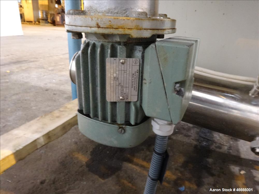 Used Niro Electrically Heated Spray Dryer, Model F15, 316 Stainless Steel