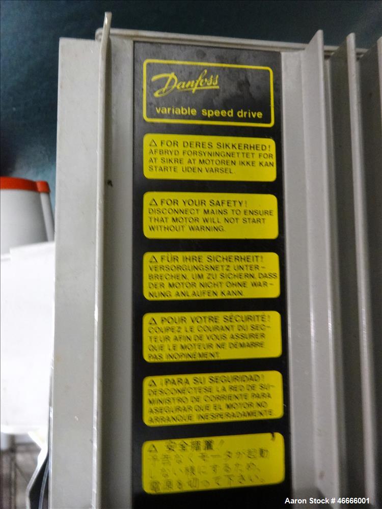 Used Niro Electrically Heated Spray Dryer, Model F15, 316 Stainless Steel