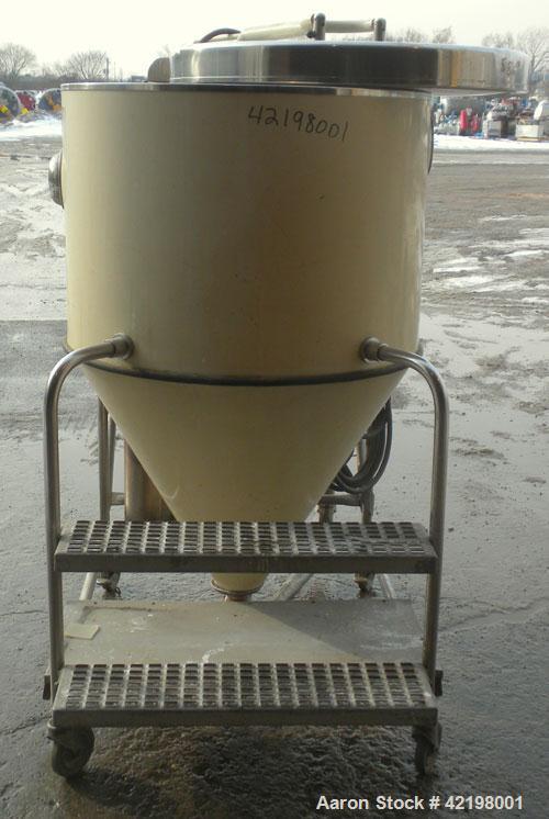 Used Niro Atomizer Mobile Minor Spray Dryer, 316 Stainless Steel. Approximately 1 to 7 kilograms an hour (2.2 to 15.4 pounds) water evaporation capacity. Electrically heated chamber 32" diameter x 24...