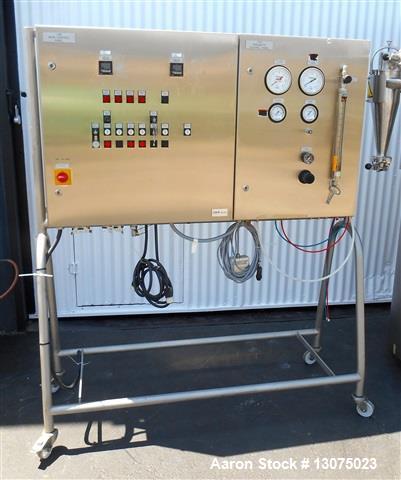 Used Niro Minor 2000 Mobile Spray Dryer. Stainless steel construction. Electrically heated. .8 component size. Centrifugal atomizer, dust collector, cyclone fines collector, expansion chamber, contro...