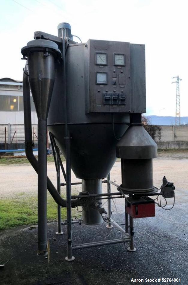 Used- GEA Niro Mobile Minor Lab/Pilot Spray Dryer, Stainless Steel. Approximate 46.8" (1200 mm) diameter x 31.2" (800 mm) st...