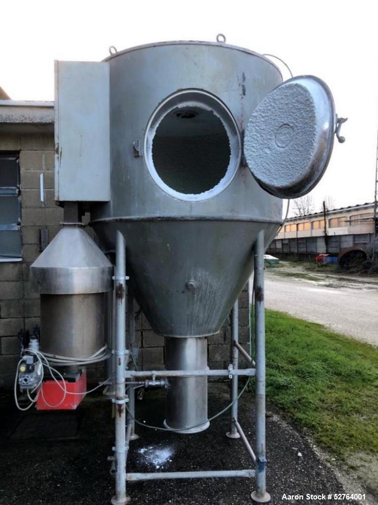 Used- GEA Niro Mobile Minor Lab/Pilot Spray Dryer, Stainless Steel. Approximate 46.8" (1200 mm) diameter x 31.2" (800 mm) st...