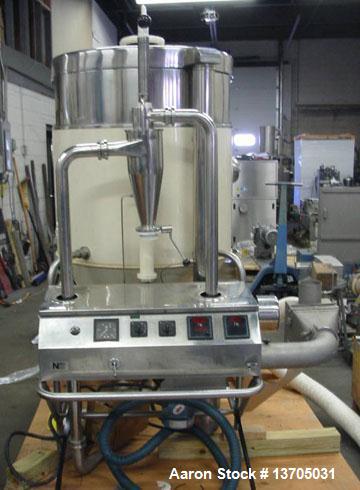 Used Niro Mobile Minor Portable Laboratory Spray Dryer. Sanitary stainless steel construction, 30" diameter x 33" straight side with cone bottom drying chamber, centrifugal atomizer, electric heater,...